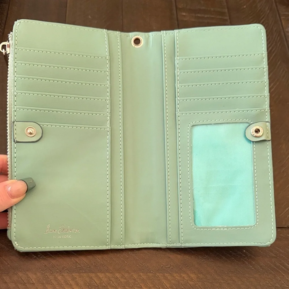 Sam Edelman Sabela light Tiffany blue Green Wallet